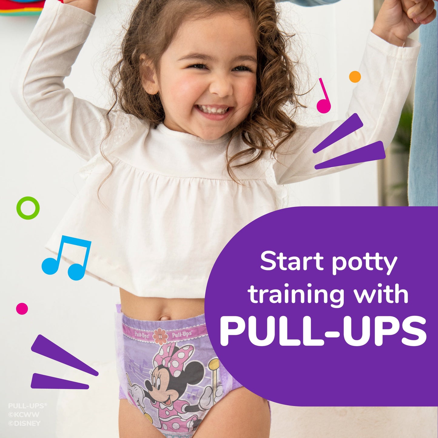 Pull-Ups Girls' Potty Training Pants, 3T-4T (32-40 lbs), 70 Count