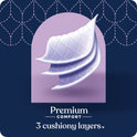 Quilted Northern Ultra Plush 18 Mega Rolls, 3X More Absorbent*, Luxurious Soft Toilet Paper