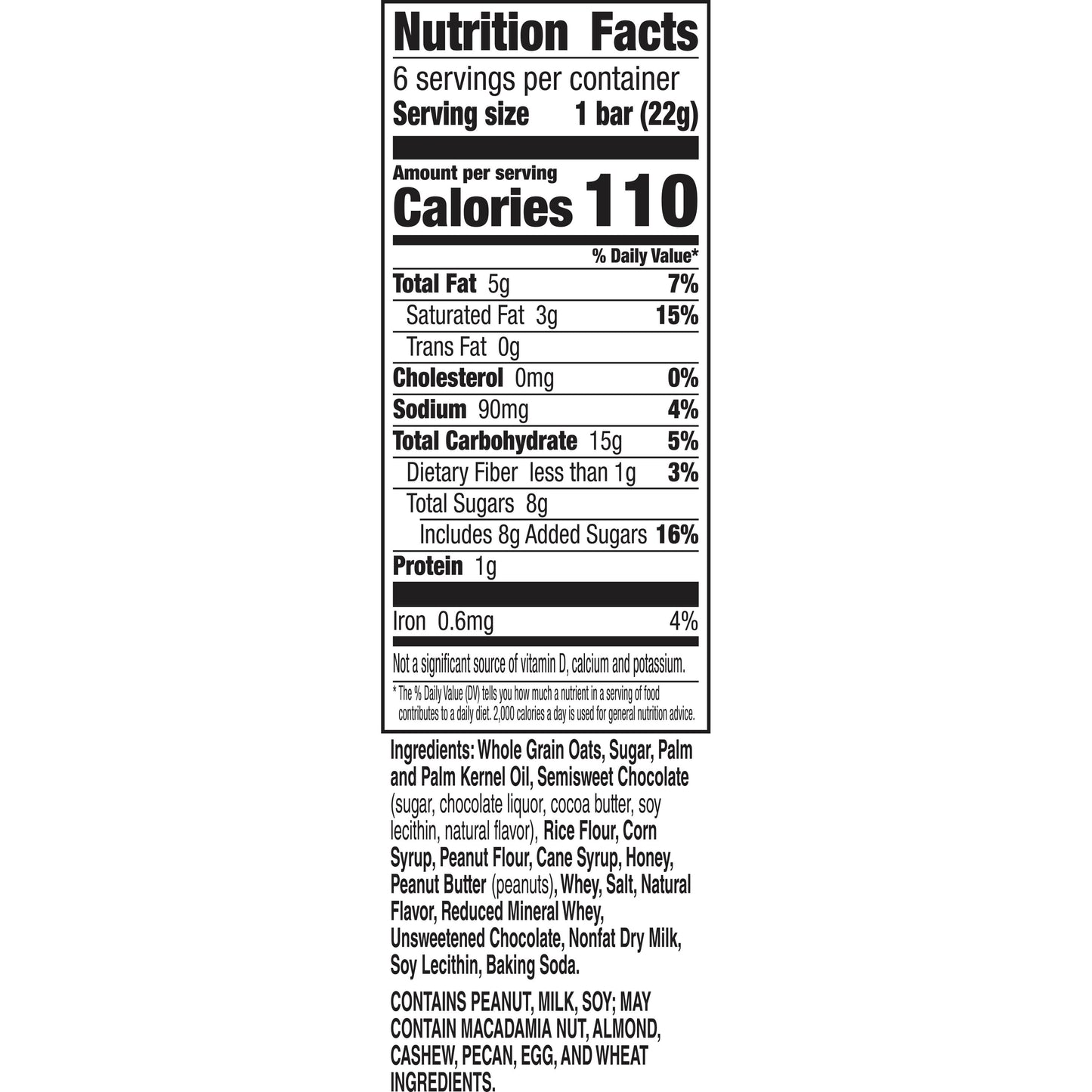 Nature Valley Crunchy Dipped Granola Squares, Peanut Butter Chocolate, 6 Count, 4.68 OZ