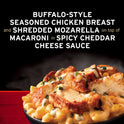 Banquet Mega Bowls Buffalo-Style Chicken Macaroni and Cheese TV Dinner Meal, 14 oz (Frozen)