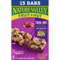 Nature Valley Chewy Fruit and Nut Granola Bars, Trail Mix, 15 Bars, 18 OZ