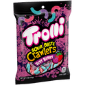 Trolli Sour Brite Crawlers, Very Berry Sour Gummy Worm Candy, 5 oz