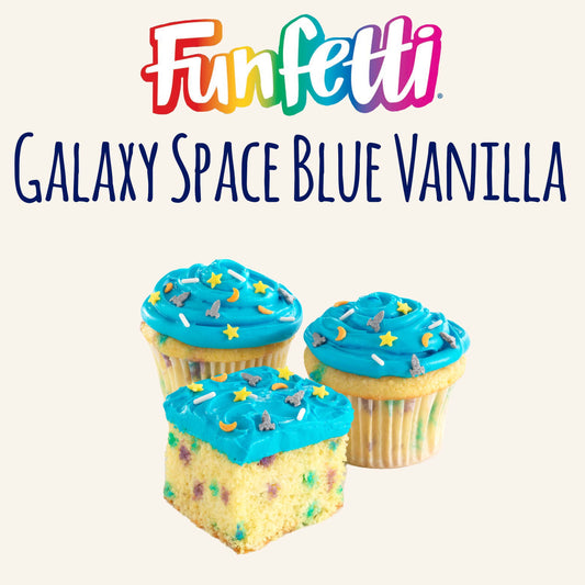 Pillsbury Funfetti Galaxy Space Blue Vanilla Frosting, 15.6 oz Tub