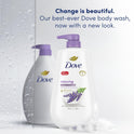 Dove Relaxing Long Lasting Gentle Body Wash, Lavender Oil and Chamomile, 30.6 fl oz