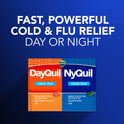 Vicks DayQuil & NyQuil Liquicaps, Cold, Cough and Flu Medicine, over-the-counter Medicine, 24 Ct