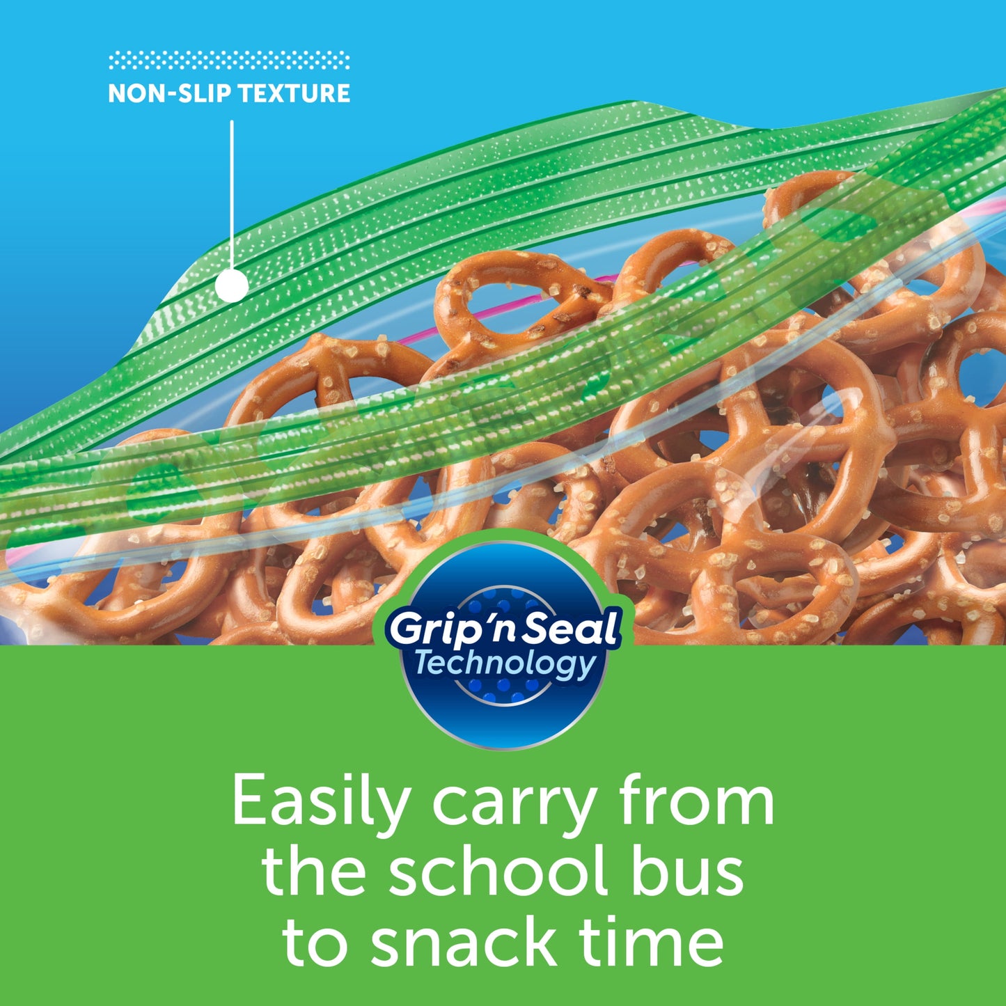 Ziploc® Brand Snack Bags with Grip 'n Seal Technology, 100 Count