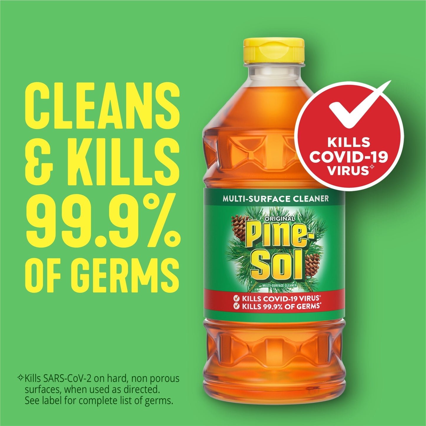 Pine-Sol Multi-Surface Cleaner, Original, 48 fl oz