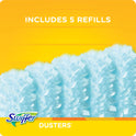 Swiffer Duster Short Handle Starter Kit (1 Handle, 5 Dusters)