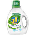 all Liquid Laundry Detergent, Free Clear Eco 99% Bio Based, 88 Ounce, 49 Total Loads