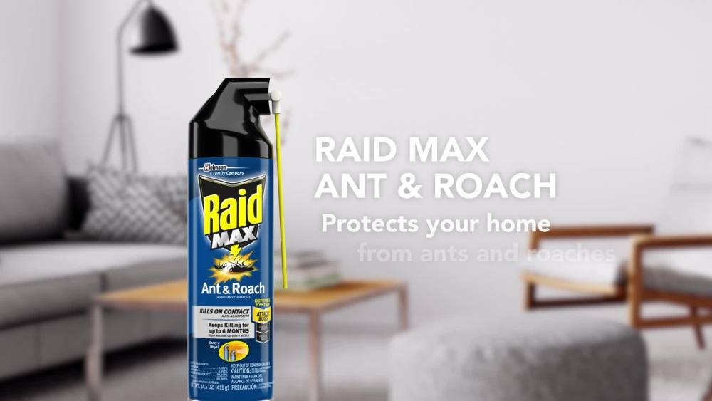 Raid Max 14.5-Ounce Ant and Roach Spray