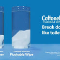 Cottonelle Ultra Fresh Flushable Wipes, 4 Flip-Top Packs, 42 Wipes per Pack (168 Total)