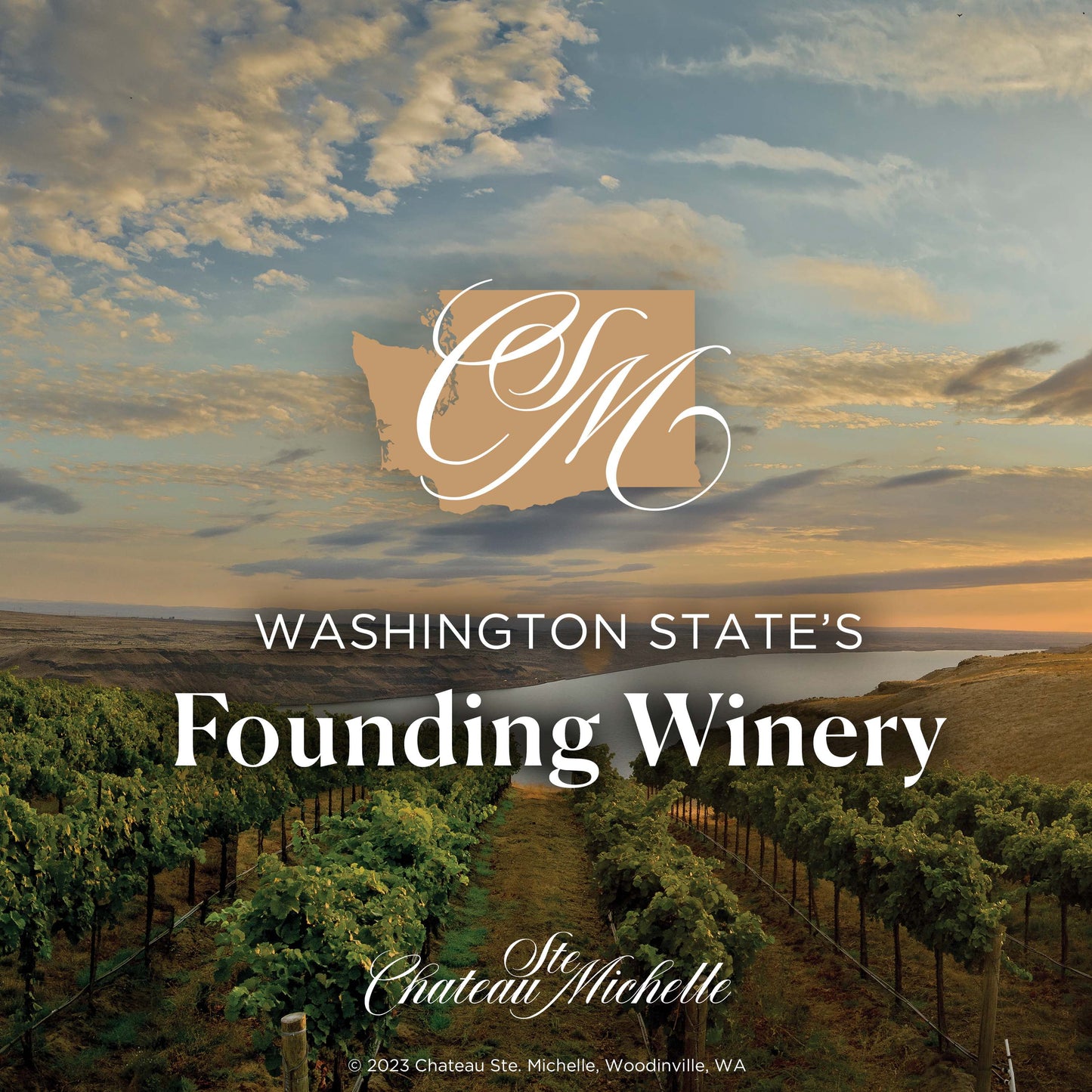 Chateau Ste. Michelle Columbia Valley Riesling White Wine, 750 ml Bottle, 12% ABV