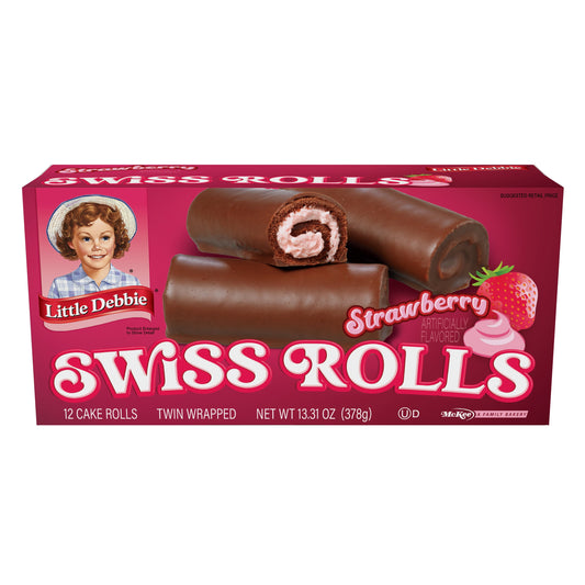 Little Debbie Strawberry Swiss Rolls