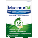 Mucinex 12 Hour Relief, DM Cough Medicine, 20 Tablets