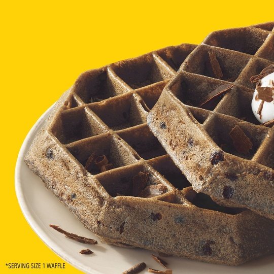Eggo Thick and Fluffy Double Chocolatey Waffles, 11.6 oz, 6 Count (Frozen)