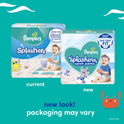 Pampers Splashers Swim Diapers Size LG, 17 Count