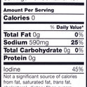 Iodized salt