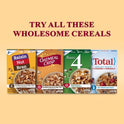 Raisin Nut Bran Cereal, High Fiber Cereal Made with Whole Grain, 20.8 oz