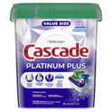 Cascade Platinum Plus Dishwasher Detergent Pacs, Fresh, 62 Count