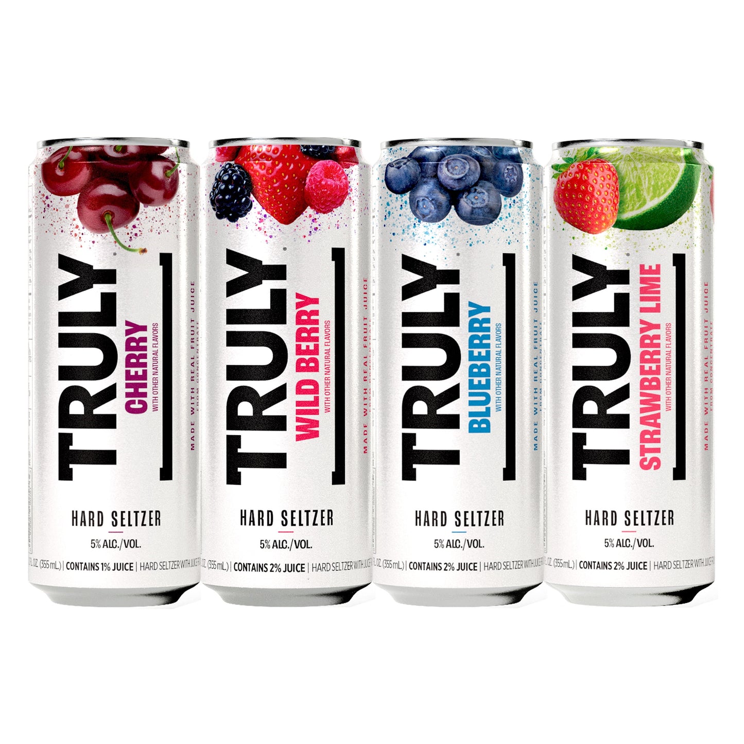 Truly Hard Seltzer Berry Variety Pack, 12 Pack, 12 fl. oz. Cans, 5% ABV