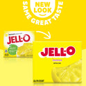 Jell-O Lemon Artificially Flavored Gelatin Dessert Mix, 3 oz Box