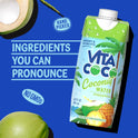 Vita Coco Coconut Water, Pineapple, 16.9 fl oz Tetra