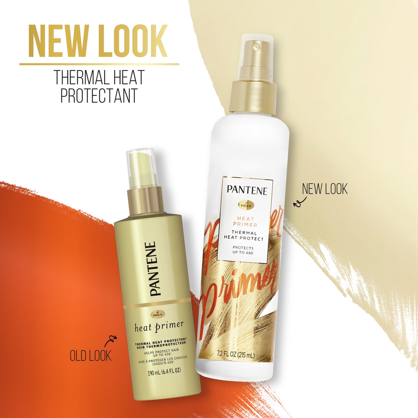 Pantene Pro-V Shine Enhancing Thermal Heat Protection Primer Hair Spray, 7.2 fl oz