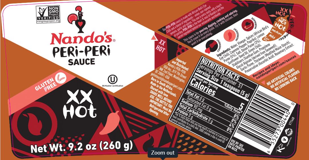 Peri-Peri Sauce XX Hot