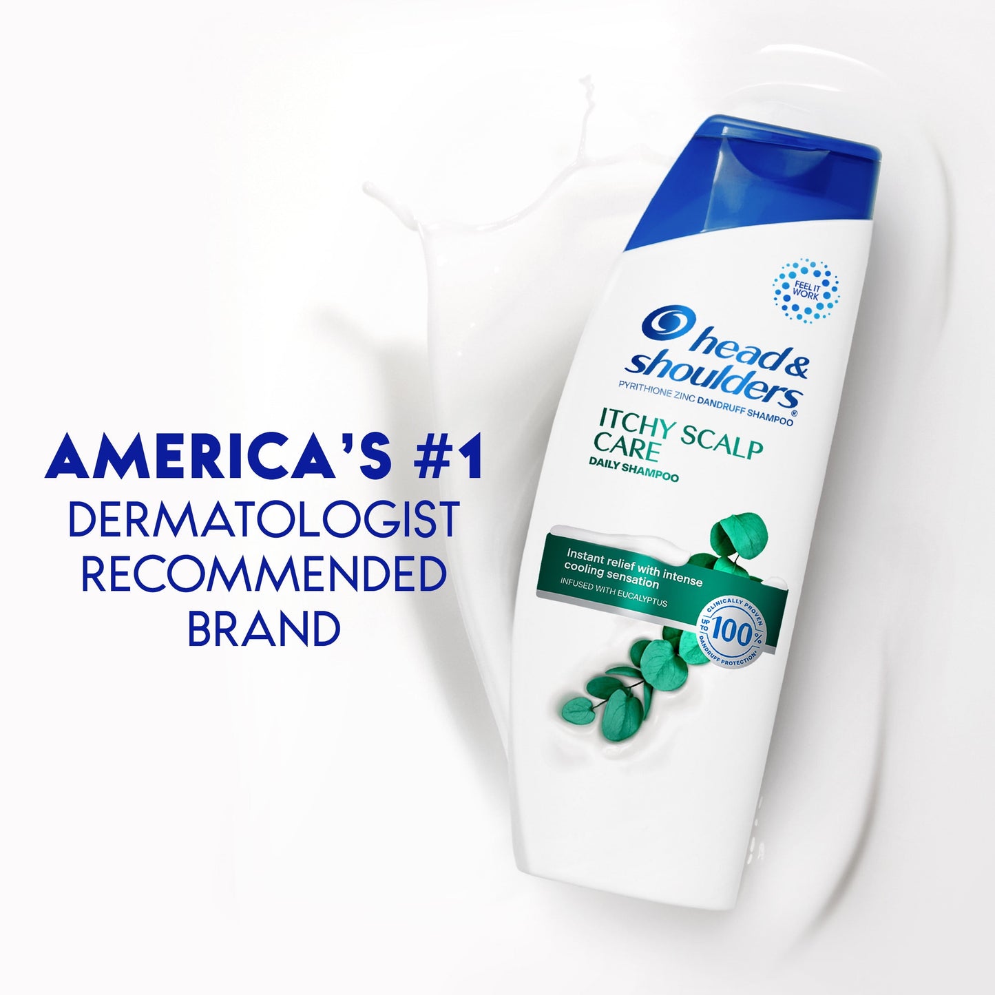 Head and Shoulders Dandruff Shampoo, Itchy Scalp Care, 20.7 oz