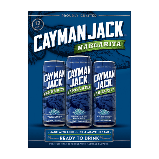 Cayman Jack Margarita, 12 Pack, 12 fl oz Cans, 5.8% ABV