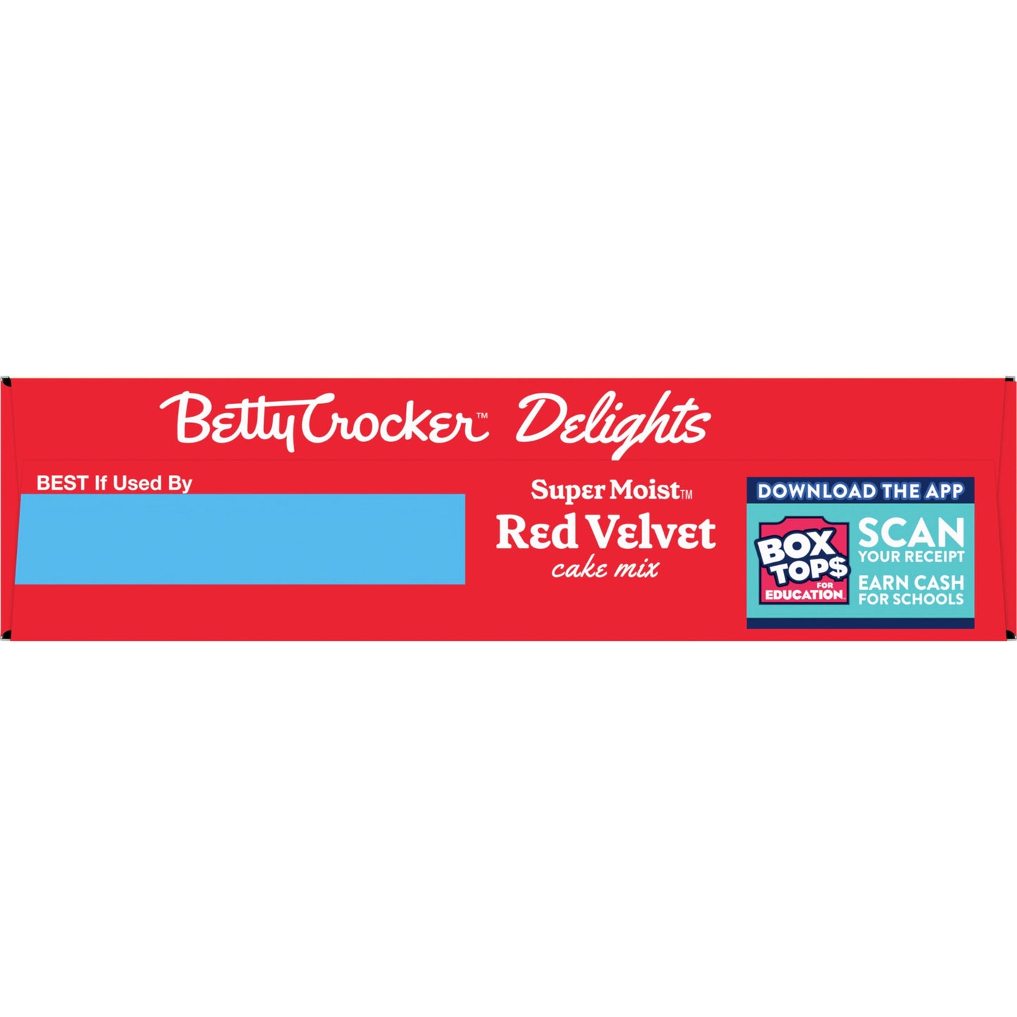 Betty Crocker Delights Super Moist Red Velvet Cake Mix, 13.25 oz.