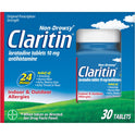 Claritin 24 Hour Non-Drowsy Allergy Medicine, Loratadine Antihistamine Tablets, 30 Ct