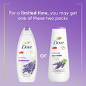 Dove Relaxing Long Lasting Gentle Body Wash, Lavender Oil and Chamomile, 20 fl oz