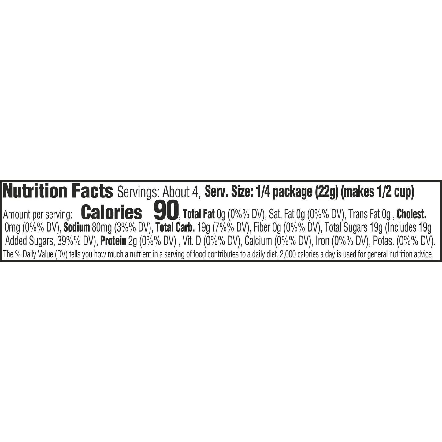 Jell-O Apricot Artificially Flavored Gelatin Dessert Mix, 3 oz Box