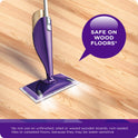 Swiffer WetJet Liquid Floor Cleaner, Lavender Vanilla & Comfort, 1.25 Liter (2 Pack)