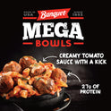 Banquet Mega Bowls Dynamite Penne & Meatballs Frozen Meal, 14 oz (Frozen)