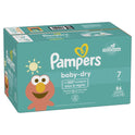 Pampers Baby Dry Diapers Size 7, 84 Count