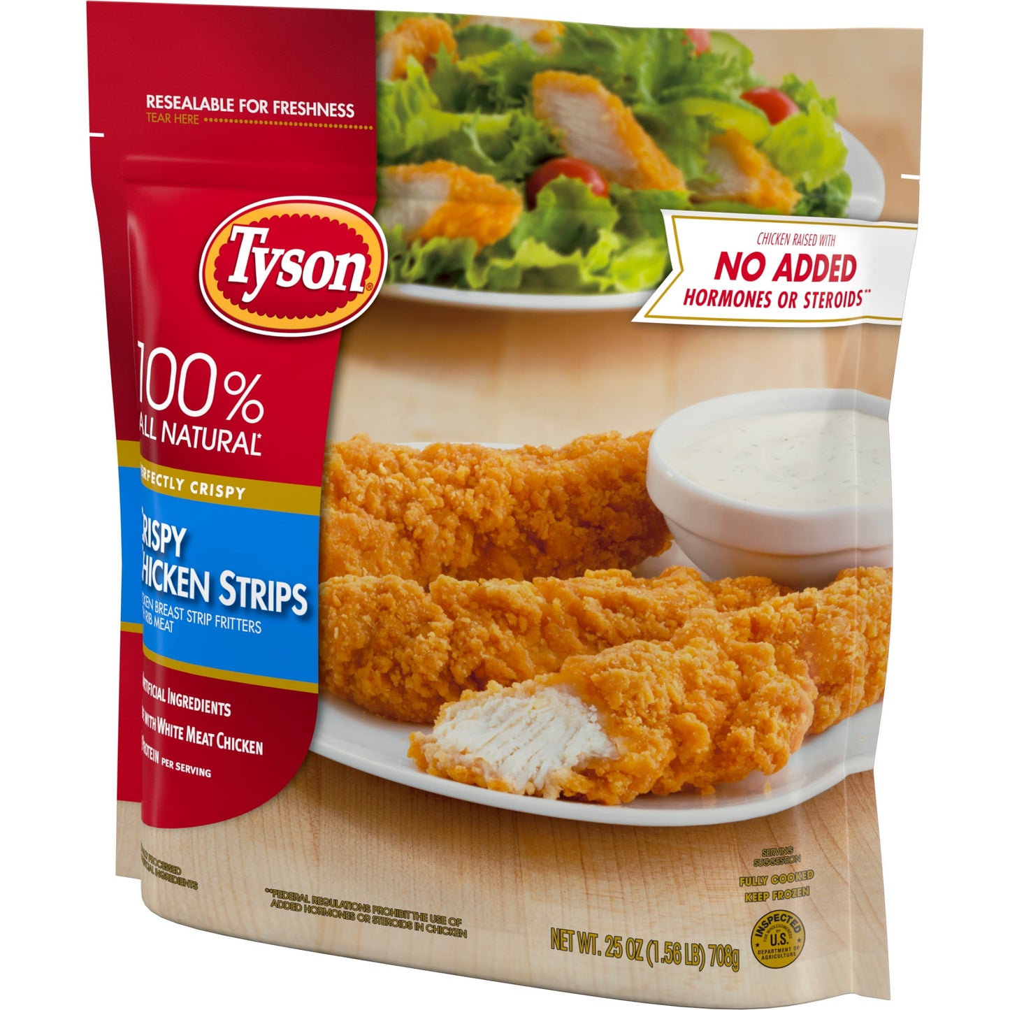 Tyson Perfectly Crispy Chicken Strips, 1.56 lb Bag (Frozen)