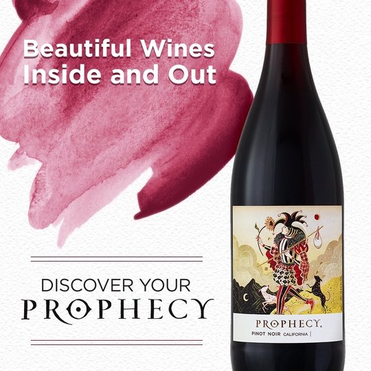 Prophecy Wines Pinot Noir Red Wine, 750ml Glass Bottle