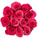 Fresh-Cut Solid Roses Flower Bunch, Minimum of 12 Stems, Colors Vary