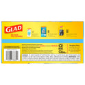 Glad ForceFlex 13 Gallon Tall Kitchen Trash Bags, Fresh Clean Scent, Febreze Freshness, 40 Bags