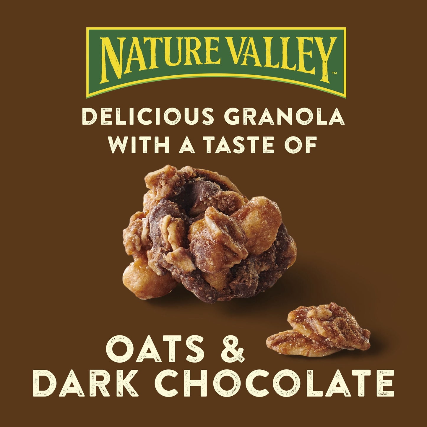 Nature Valley Protein Granola, Oats and Dark Chocolate, Resealable Bag, 11 OZ