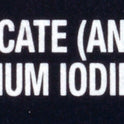 Iodized salt