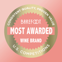 Barefoot Peach Fruitscato Wine, California, 1.5 Liter Glass Bottle