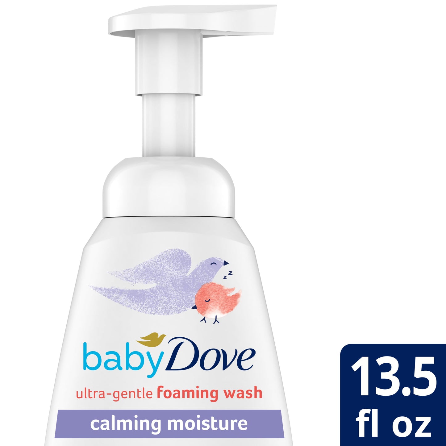 Dove Baby Foaming Wash Calming Moisture, Ultra Gentle Liquid Body Wash, 13.5 oz