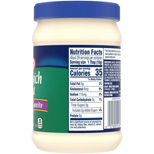 Kraft America's Favorite Sandwich Spread, 15 fl oz Jar