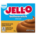 Jell-O Butterscotch Artificially Flavored Zero Sugar Instant Reduced Calorie Pudding & Pie Filling Mix, 1 oz Box