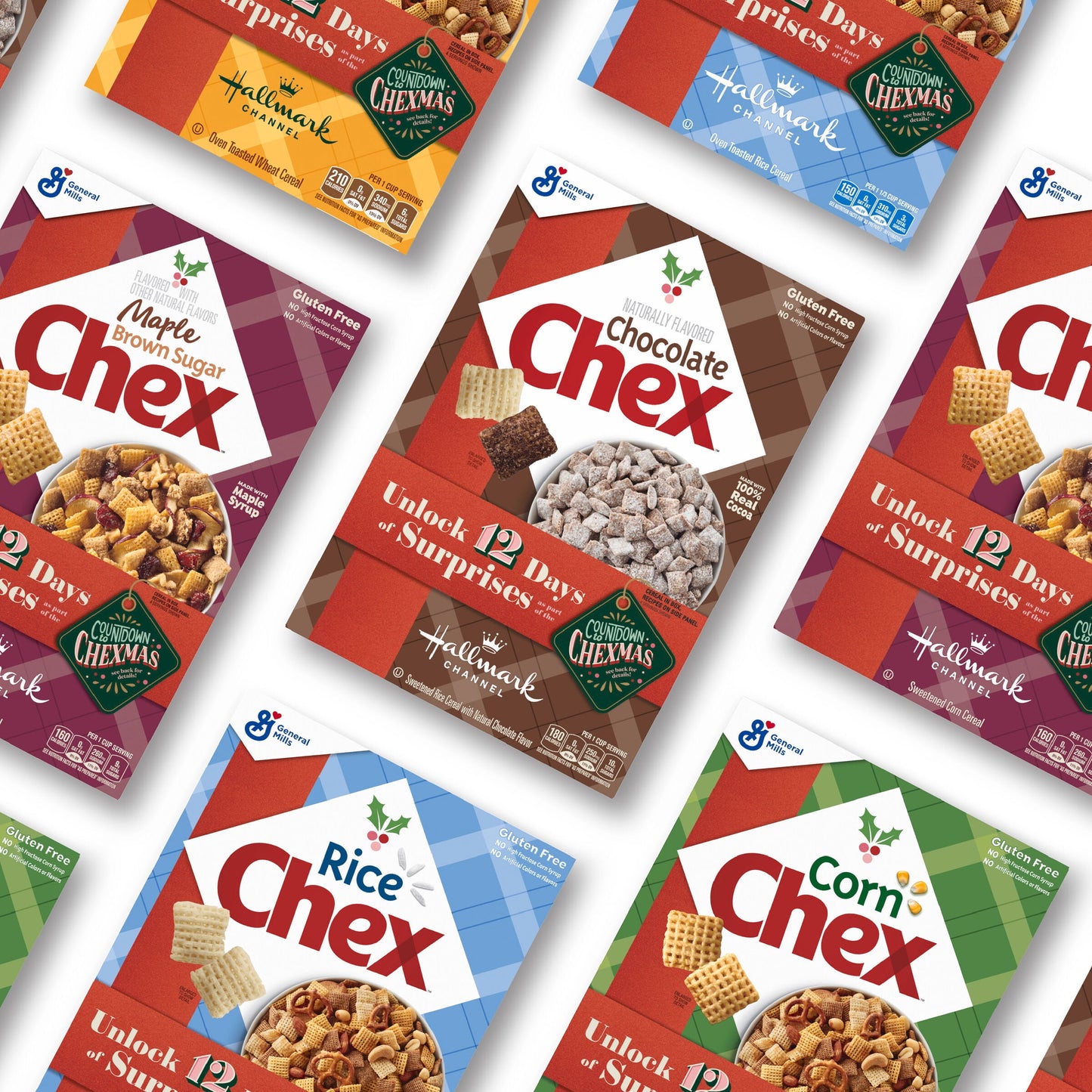 Rice Chex Gluten Free Breakfast Cereal, Homemade Chex Mix Ingredient, 18 OZ