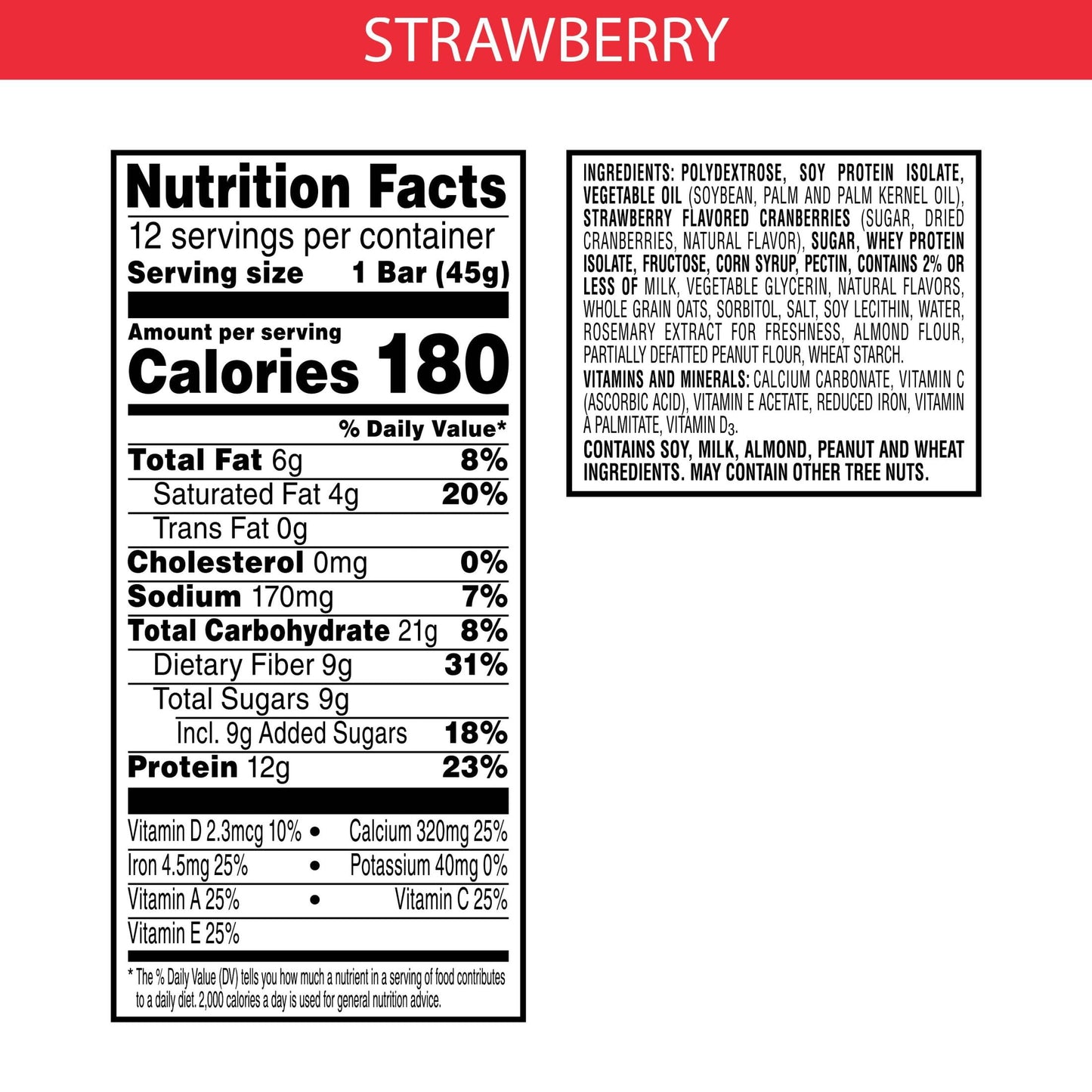 Kellogg's Special K Strawberry Chewy Protein Meal Bars, Ready-to-Eat, 19 oz, 12 Count