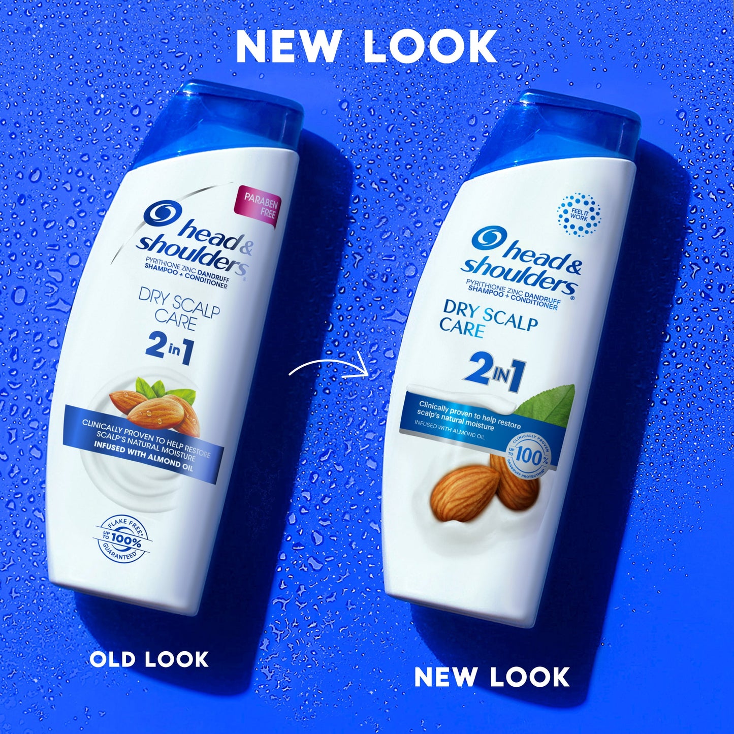 Head & Shoulders 2 in 1 Dandruff Shampoo and Conditioner, Dry Scalp Care, 8.45 oz